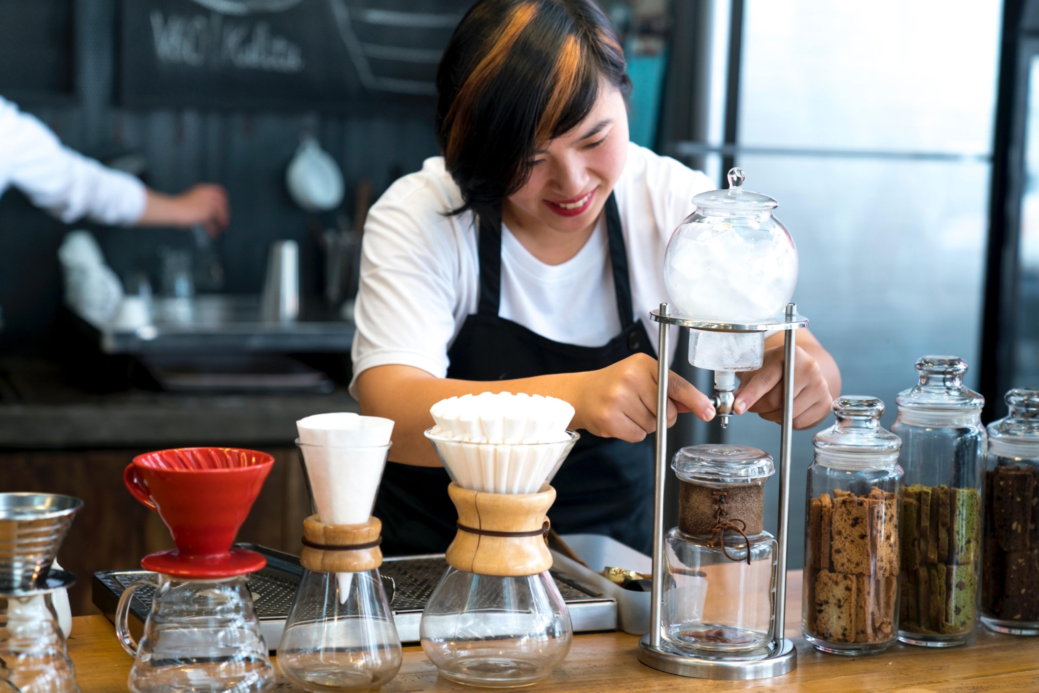 Barista is an example of a student job abroad